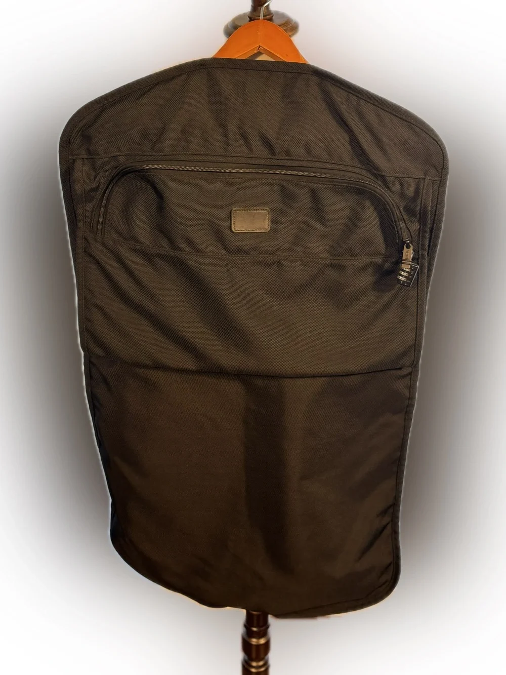 TUMI Black Ballistic Nylon Garment Bag Travel Suit Carrier Foldable Locking